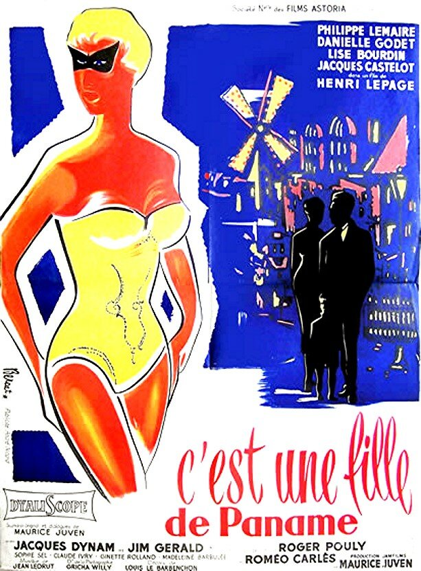 C'est une fille de Paname (1957) постер