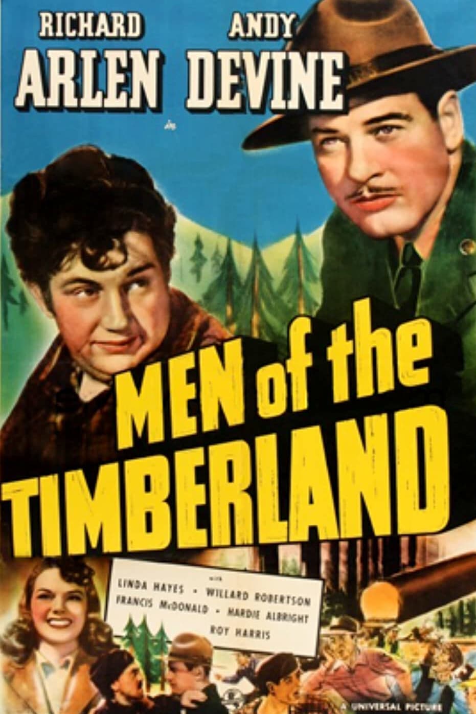 Men of the Timberland (1941) постер
