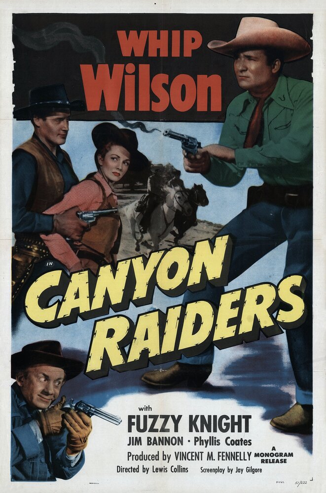 Canyon Raiders (1951) постер