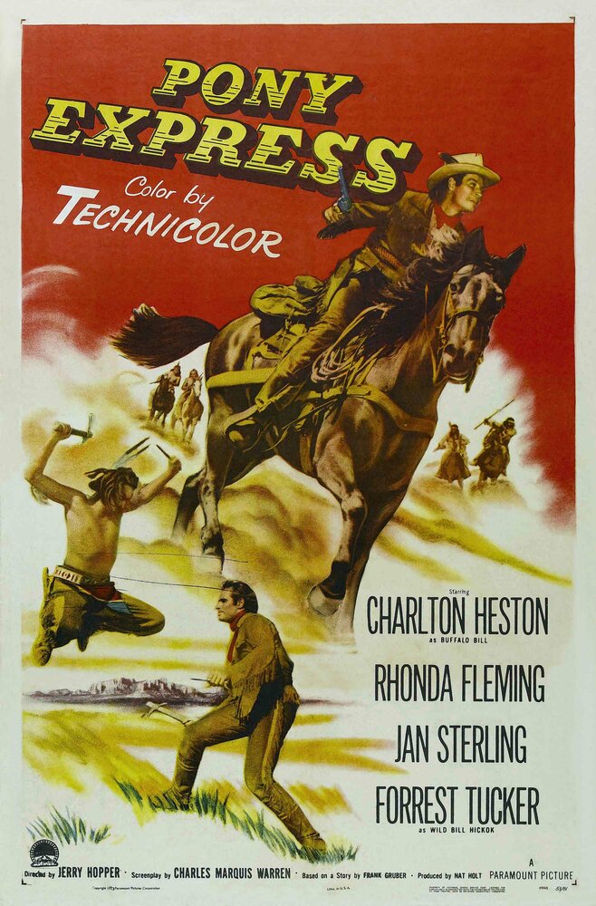 Пони-экспресс (1953) постер
