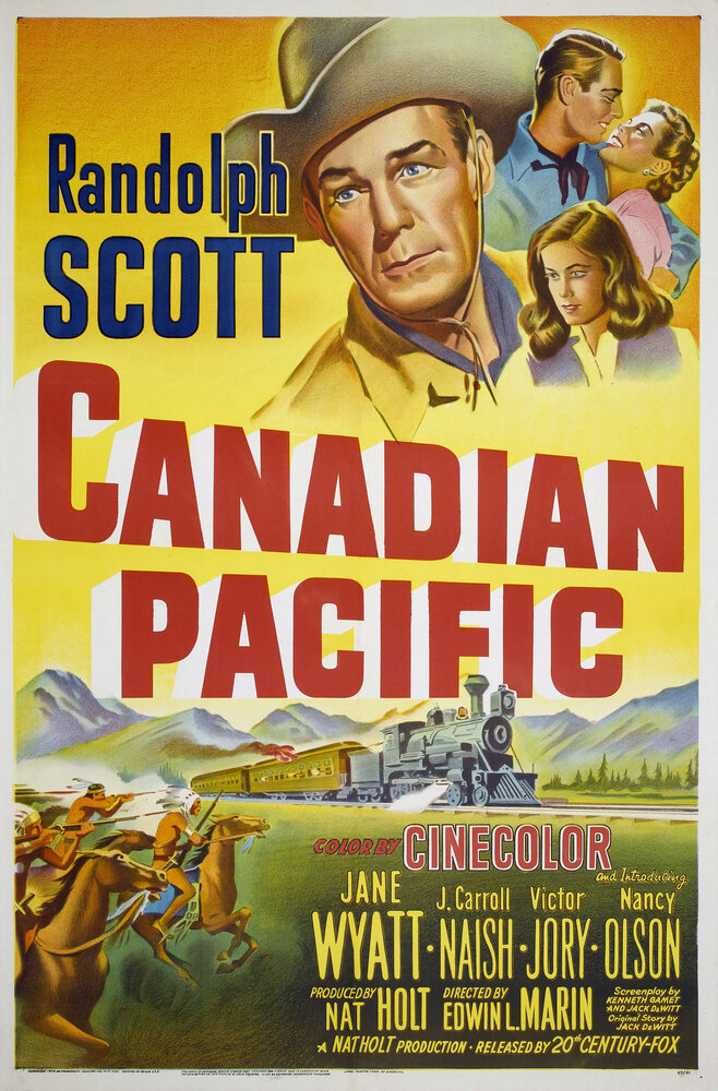 Canadian Pacific (1949) постер