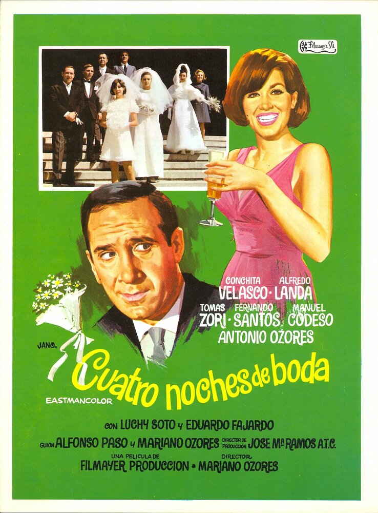 Cuatro noches de boda (1969) постер