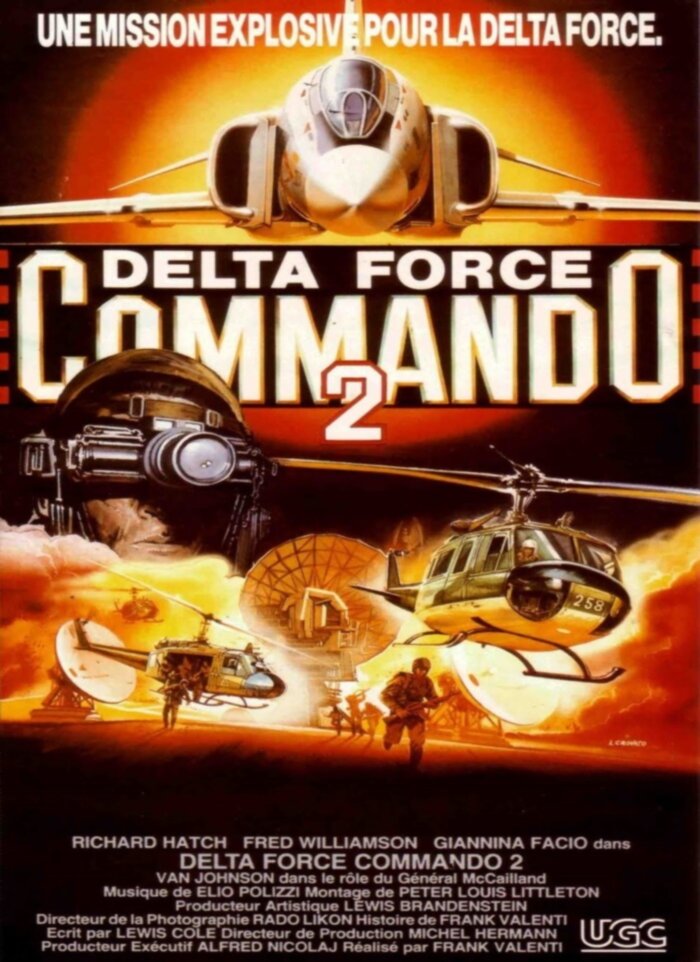 Delta Force Commando II: Priority Red One (1990) постер