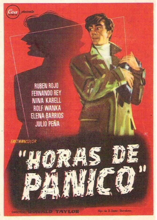 Horas de pánico (1957) постер