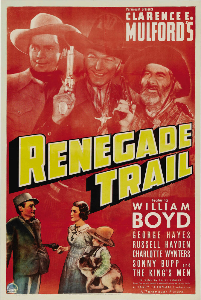 Renegade Trail (1939) постер