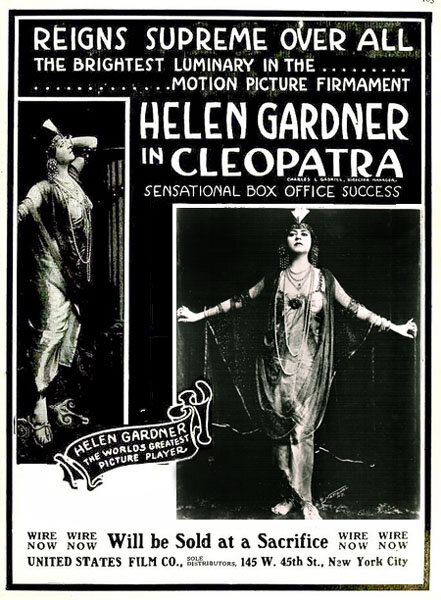 Клеопатра (1912) постер
