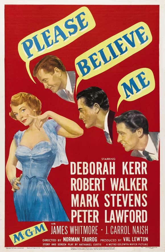 Пожалуйста, верь мне (1950) постер