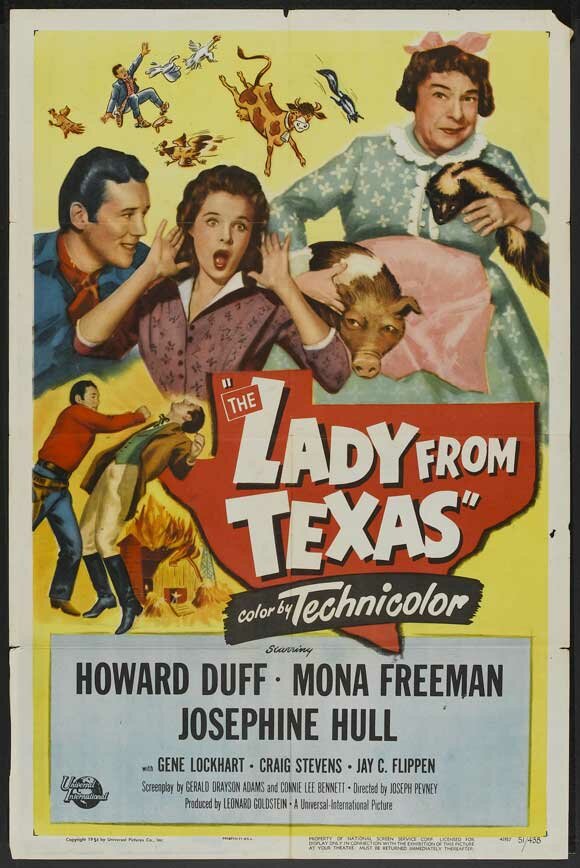 The Lady from Texas (1951) постер