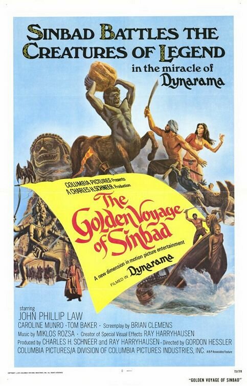 Золотое путешествие Синдбада (1973) постер