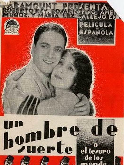 Un hombre de suerte (1930) постер