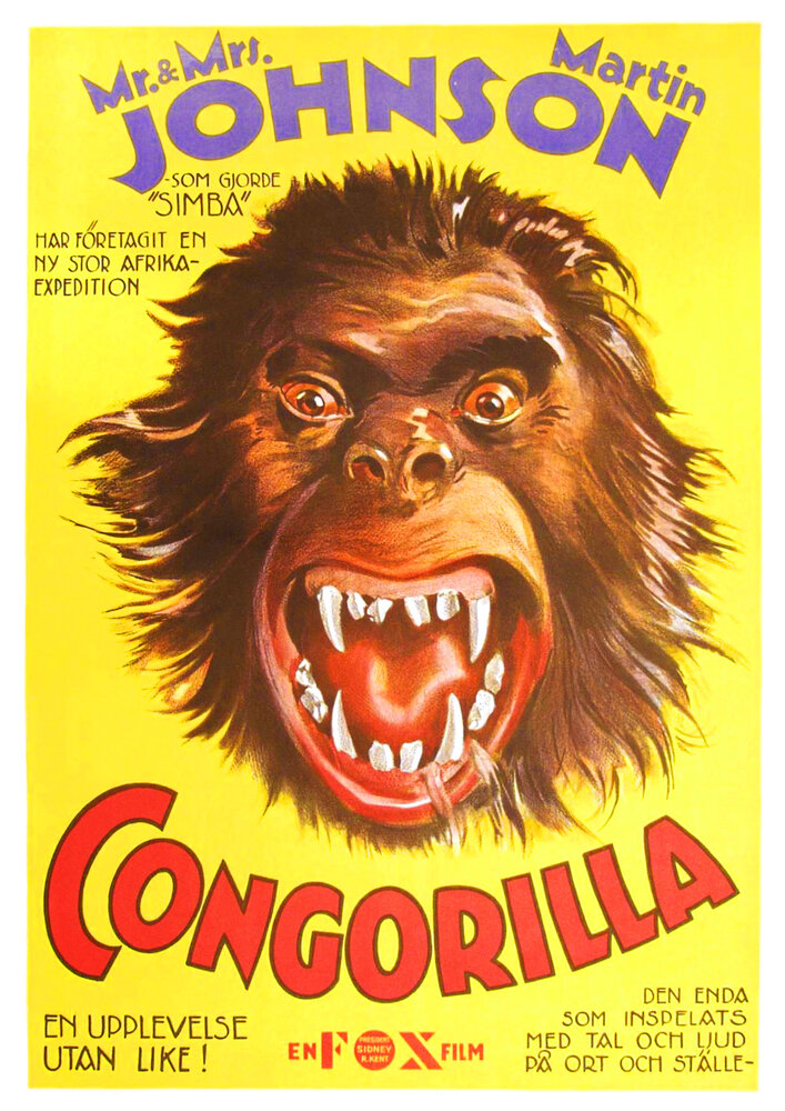Congorilla (1932) постер