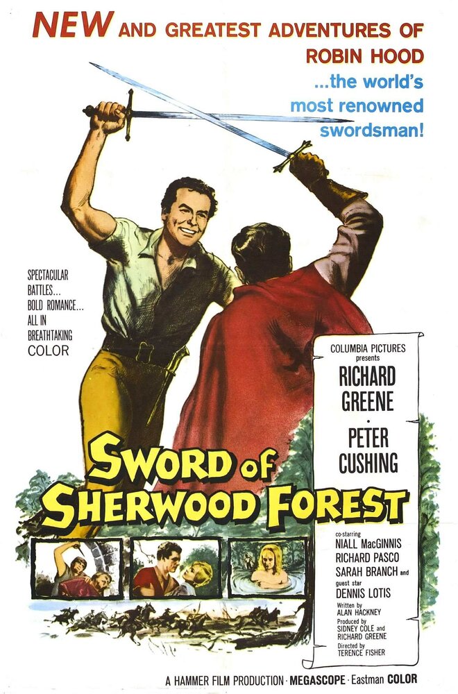 Меч Шервудского леса (1960) постер