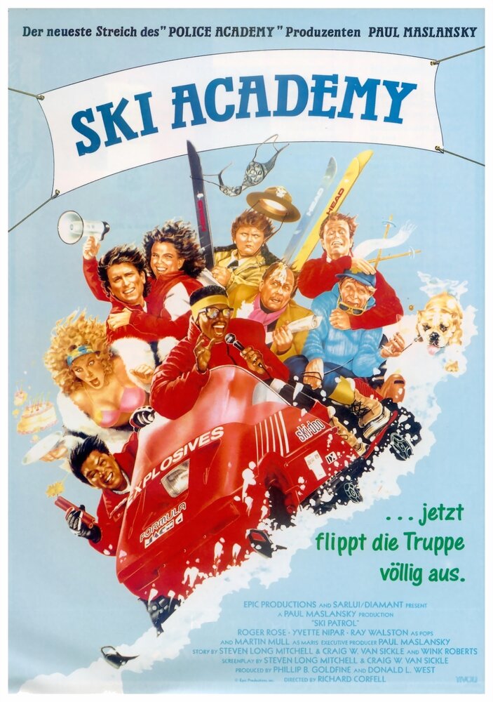 Лыжный патруль (1989) постер