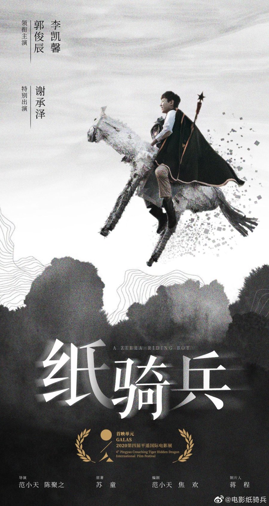 A Zebra-Riding Boy (2020) постер
