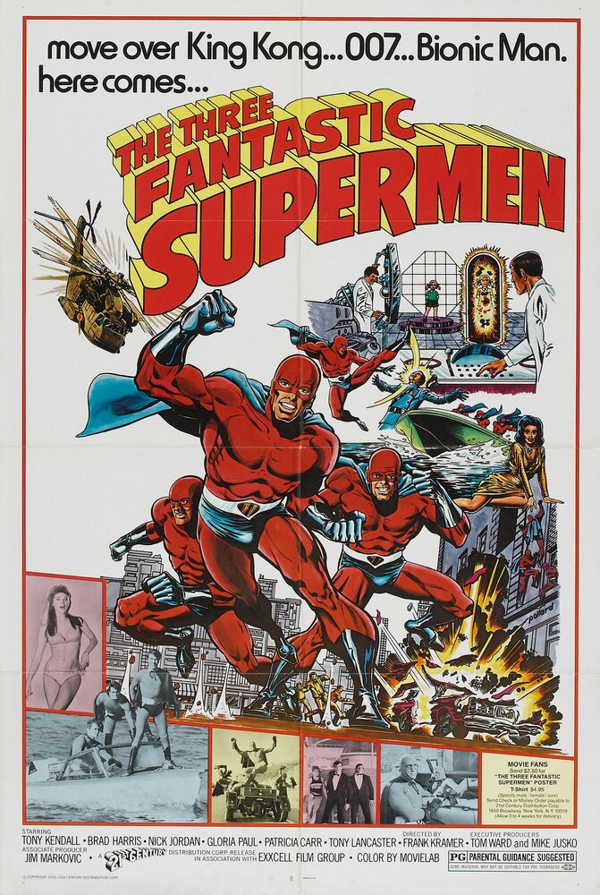 Три фантастических Супермена (1967) постер