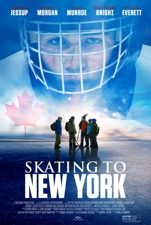 На коньках до Нью-Йорка (2013) постер