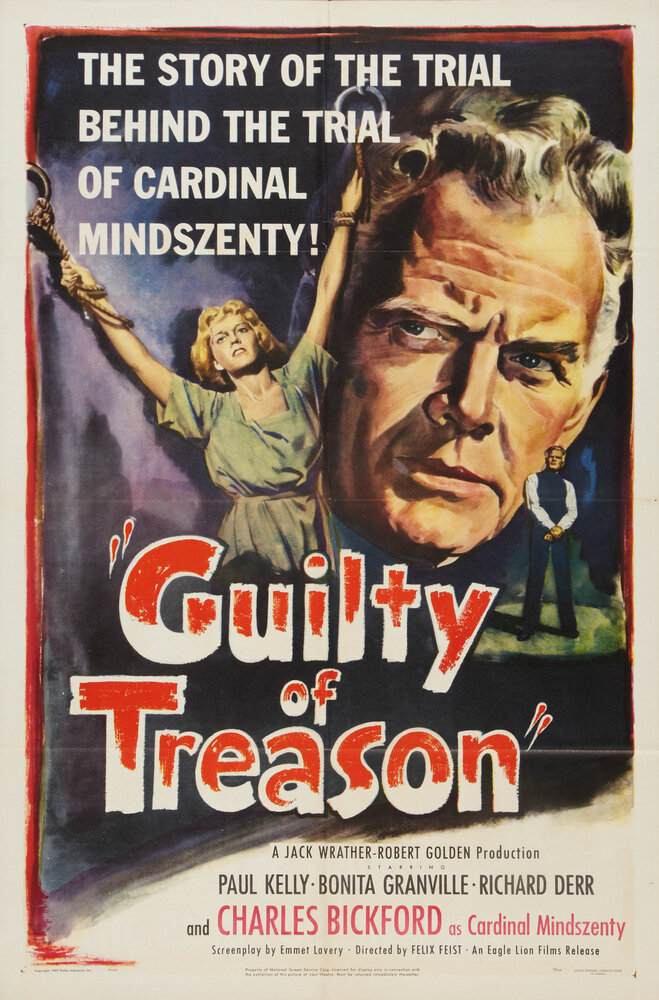 Виновен в измене (1950) постер