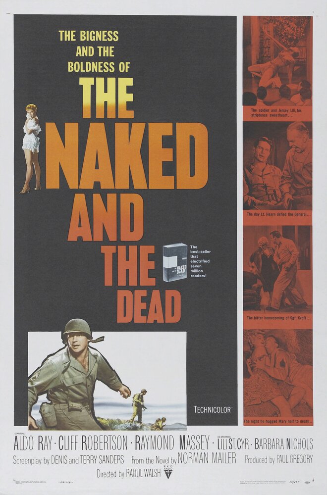 Нагие и мертвые (1958) постер
