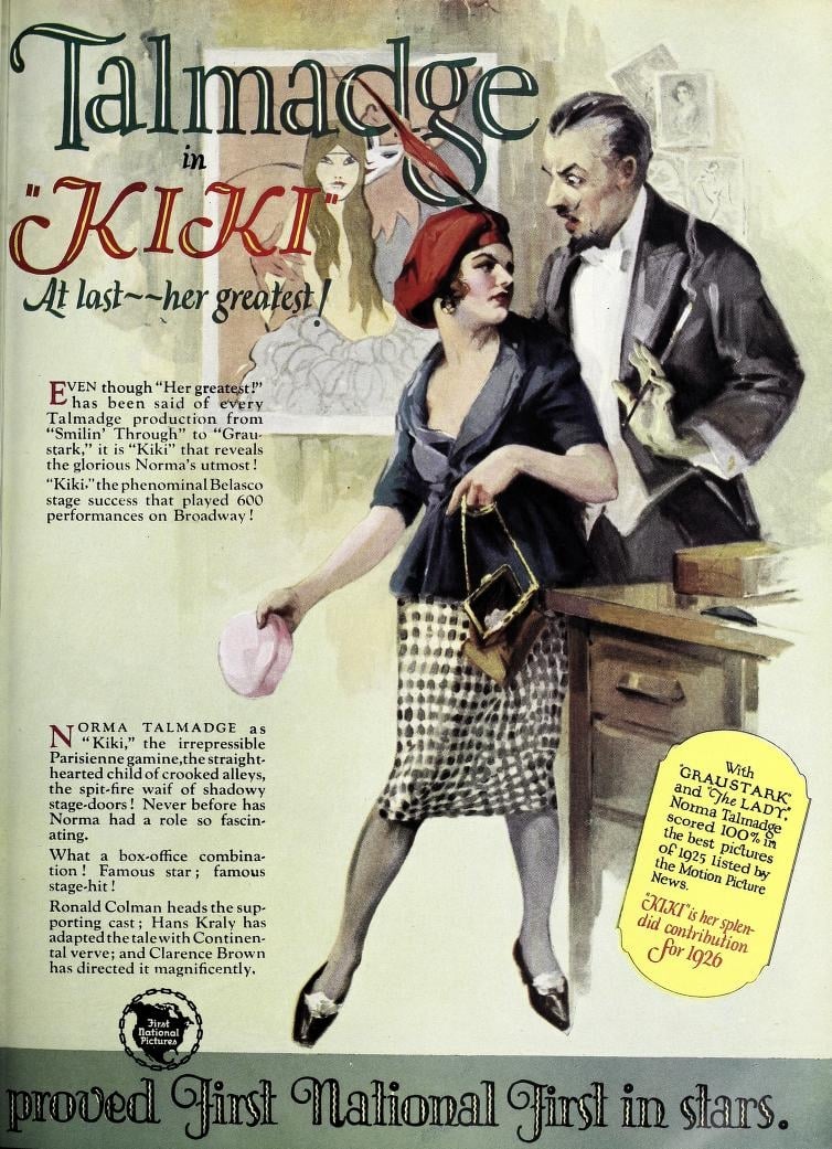 Кики (1926) постер