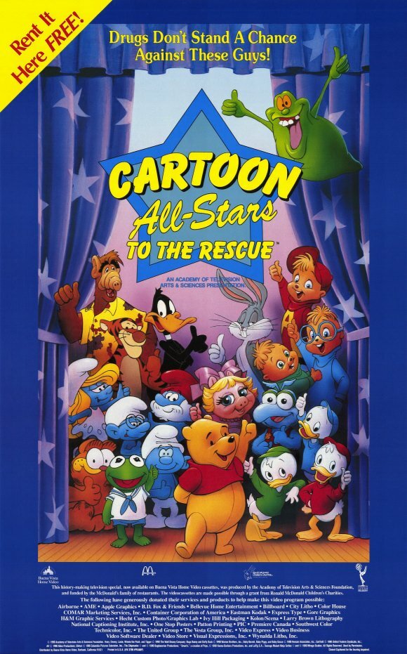 Герои мультфильмов приходят на помощь (1990) постер