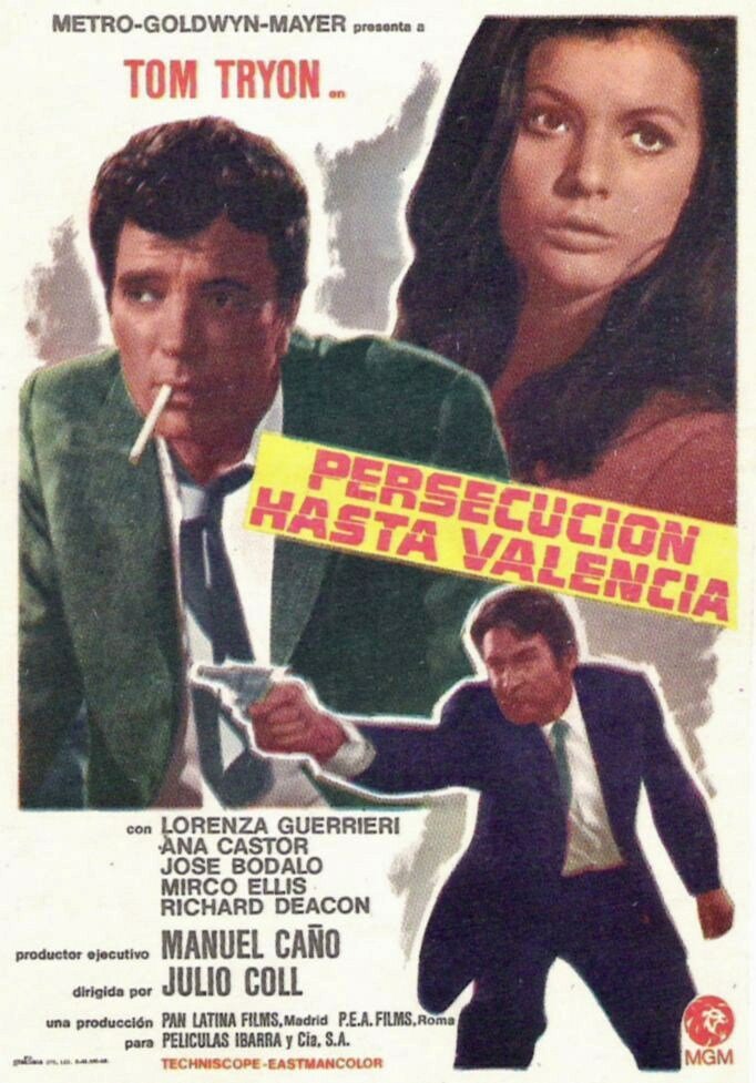 Persecución hasta Valencia (1968) постер