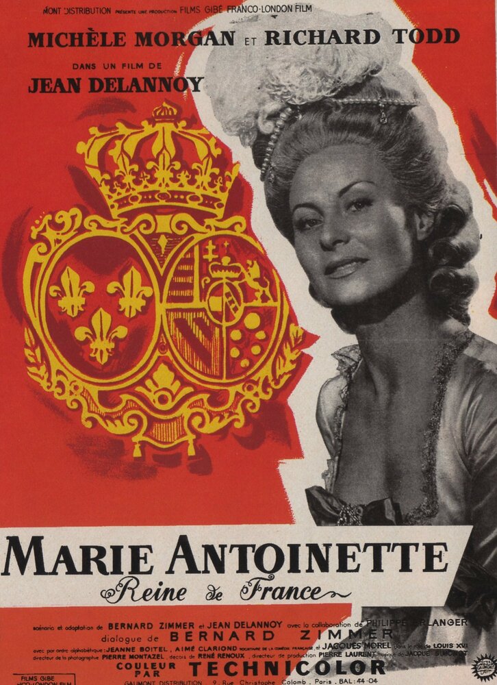 Мария-Антуанетта – королева Франции (1956) постер