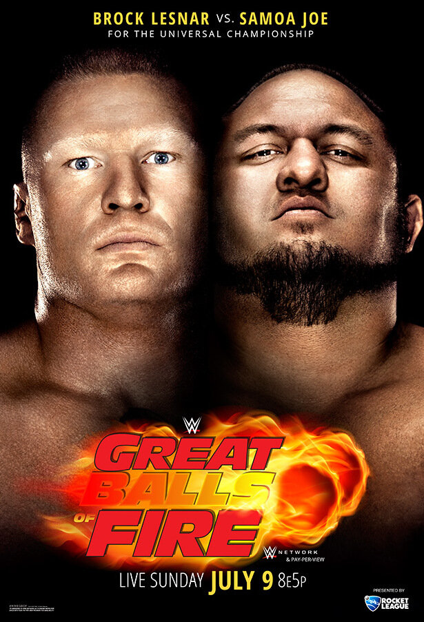 WWE Большие огненные шары (2017) постер