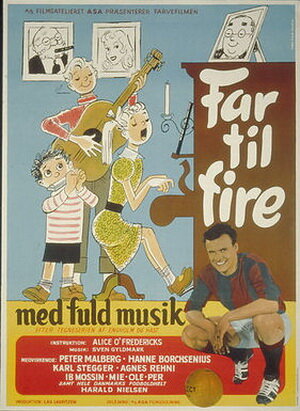 Отец четверых: Все наполнено музыкой (1961) постер