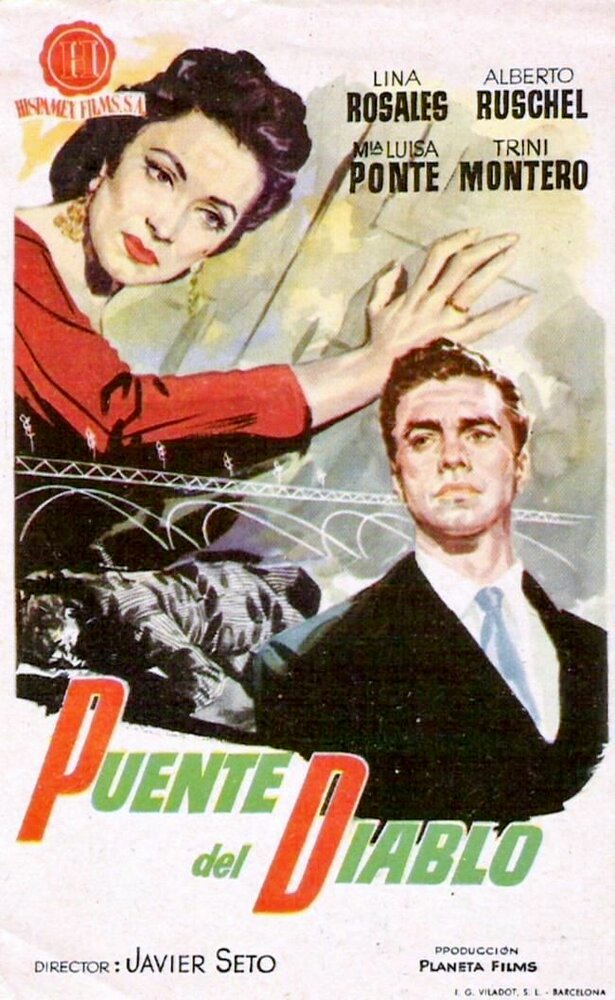 El puente del diablo (1956) постер