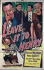 Leave It to Henry (1949) постер