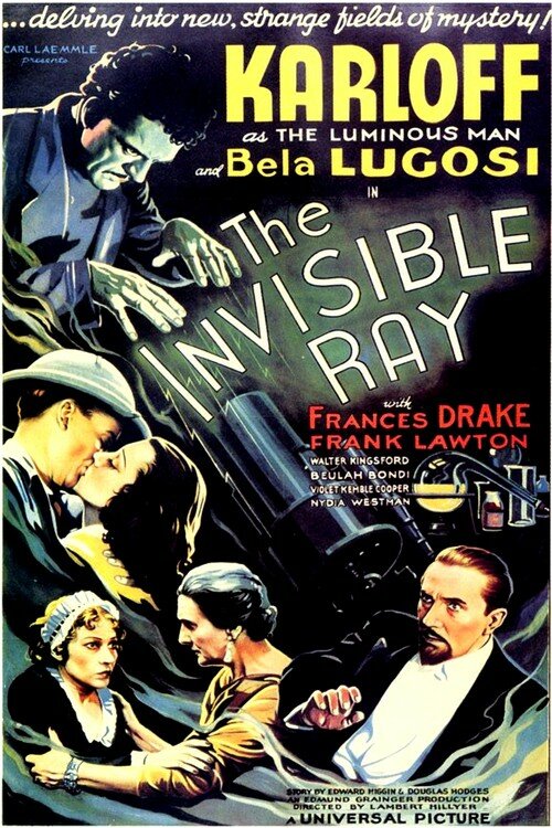 Невидимый луч (1936) постер