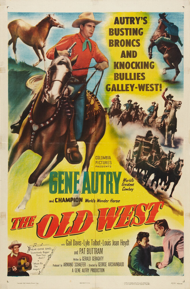 Старый Запад (1952) постер