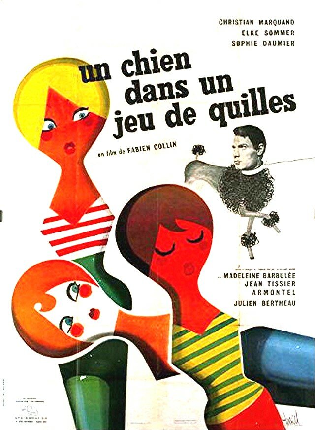 Un chien dans un jeu de quilles (1962) постер