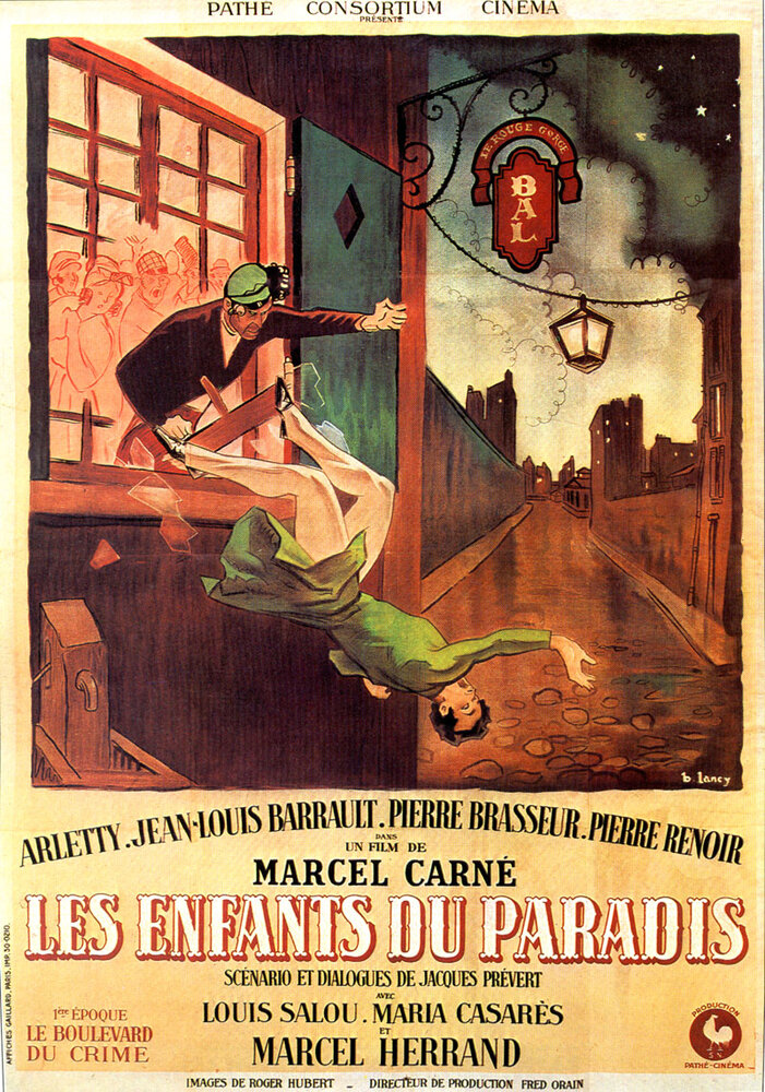 Дети райка (1945) постер