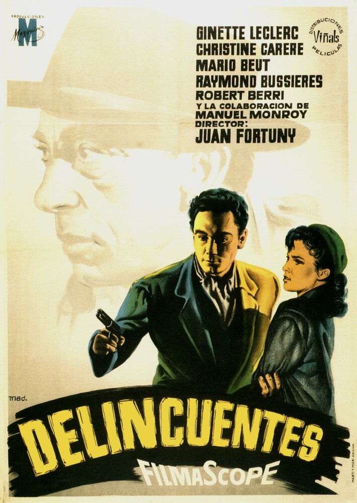 Delincuentes (1957) постер