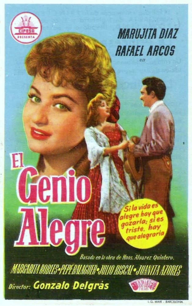El genio alegre (1957) постер