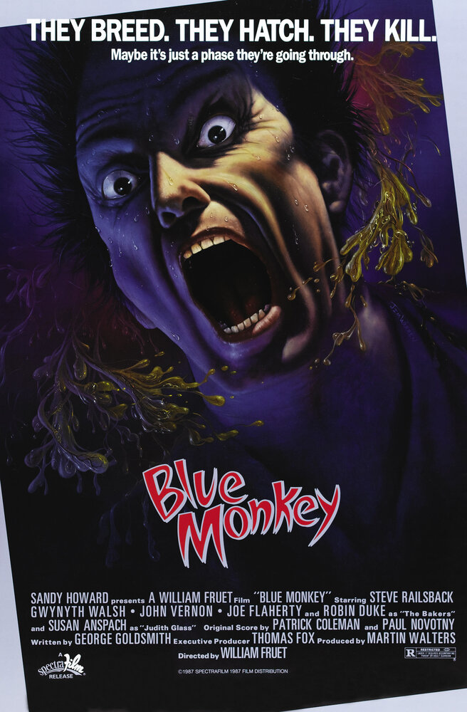 Голубая обезьяна (1987) постер