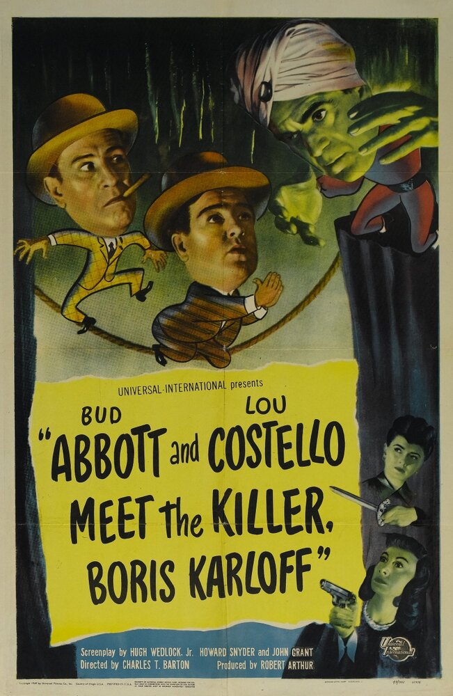 Эбботт и Костелло встречают убийцу Бориса Карлоффа (1949) постер