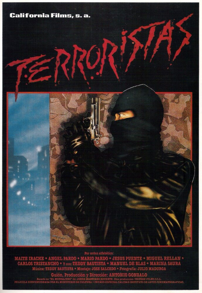 Terroristas (1987) постер
