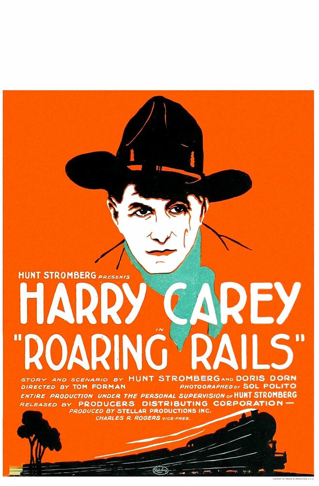 Roaring Rails (1924) постер