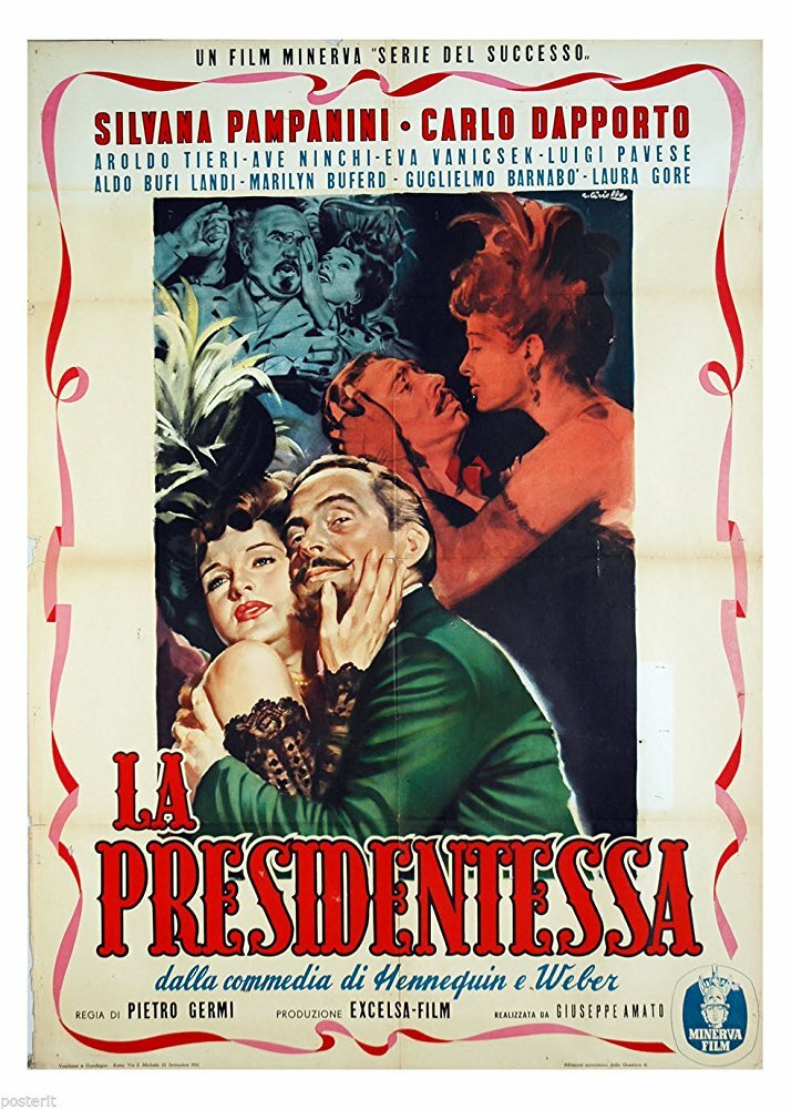 Председательница (1952) постер