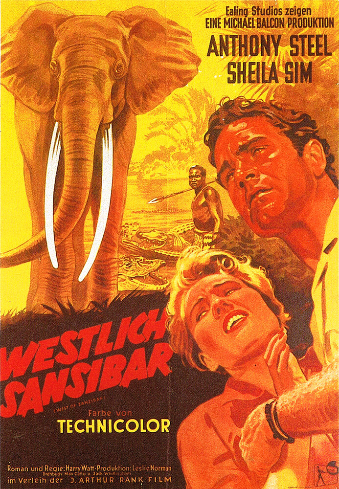Запад Занзибара (1954) постер