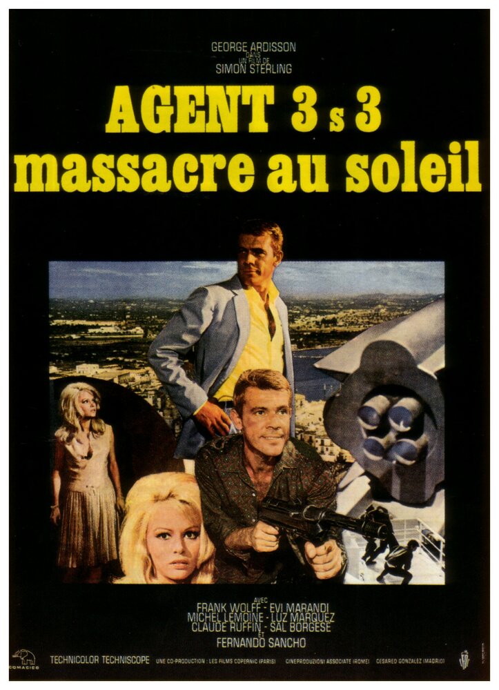 Агент 3S3, бойня под солнцем (1966) постер