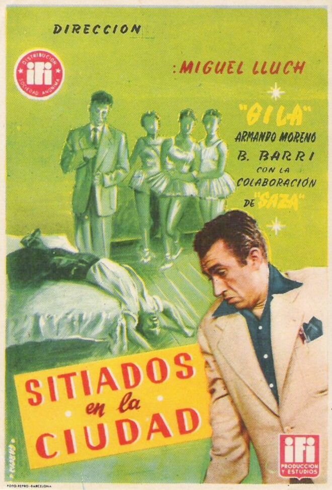 Sitiados en la ciudad (1957) постер