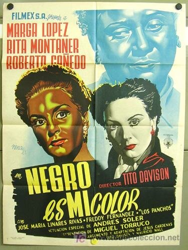 Negro es mi color (1951) постер