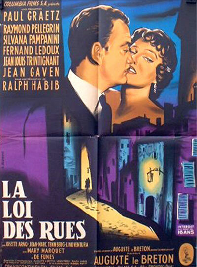 Закон улиц (1956) постер
