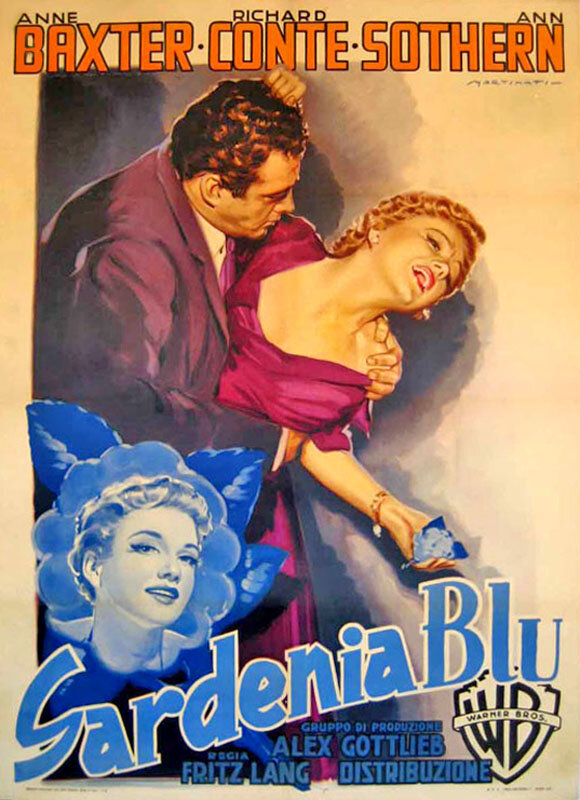 Синяя гардения (1953) постер
