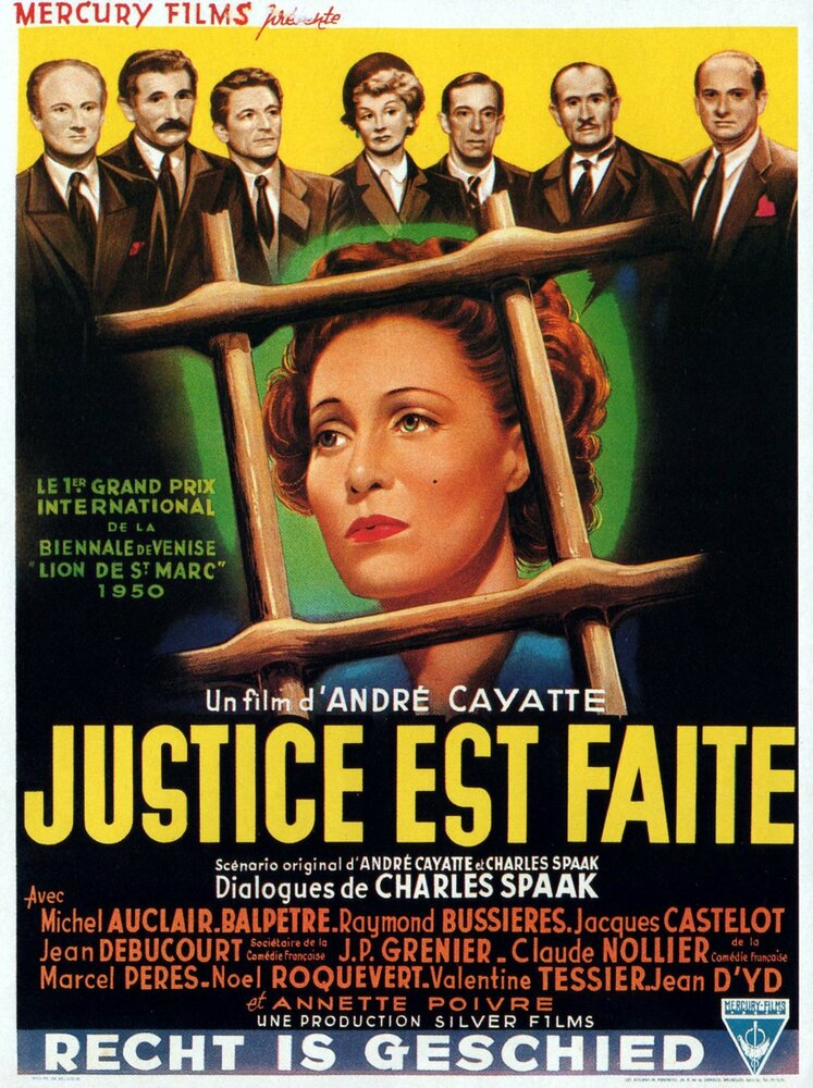 Правосудие свершилось (1950) постер