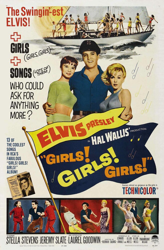 Девочки! Девочки! Девочки! (1962) постер