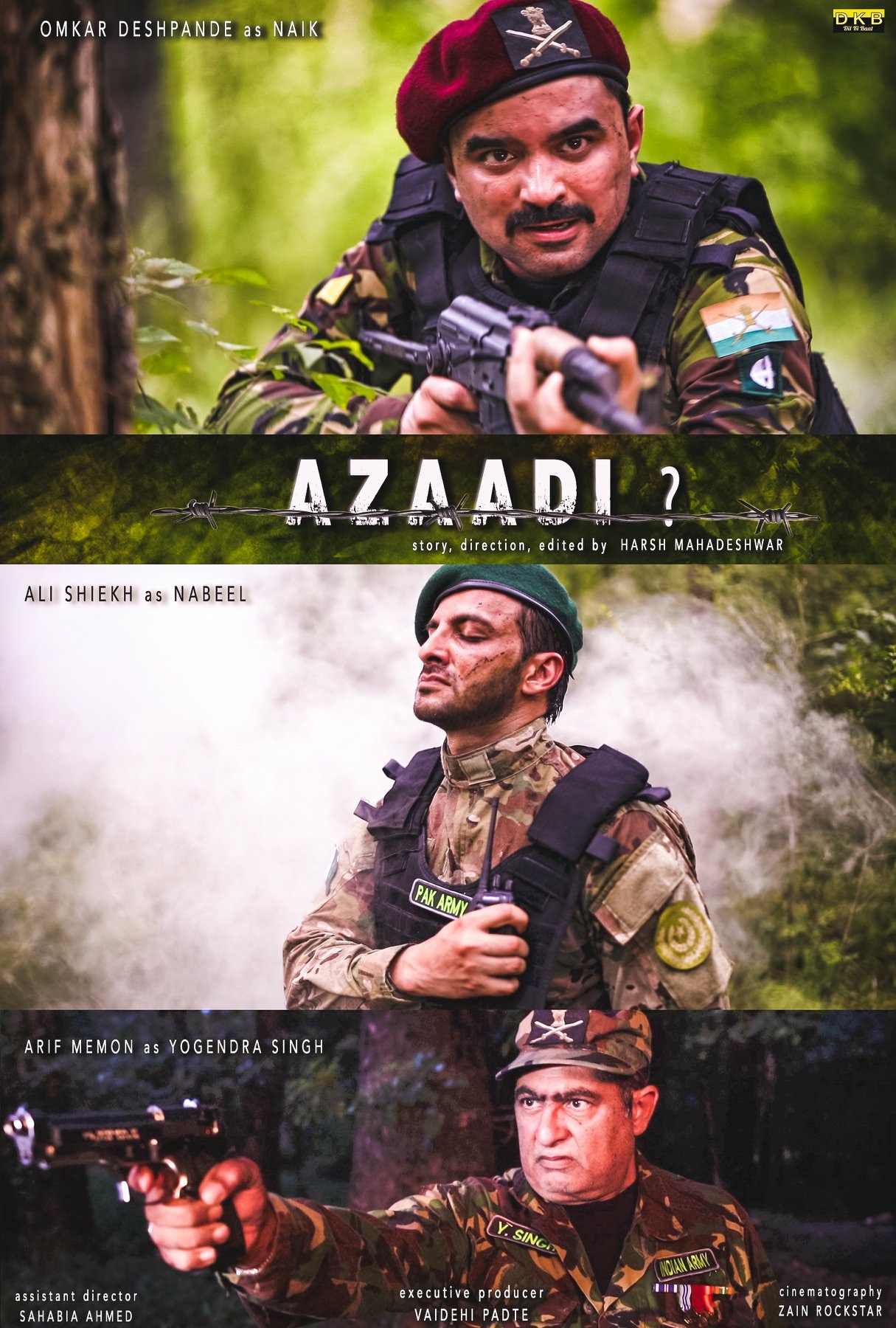 Azaadi - India Pakistan Film (2018) постер